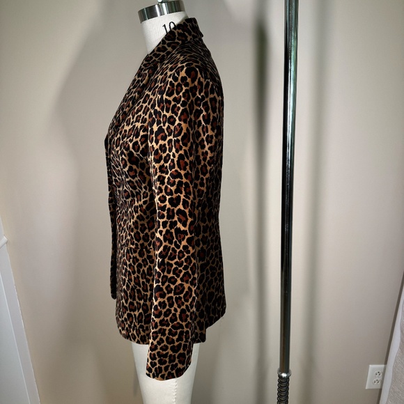 A.L.C Leopard Velvet Blazer - Picture 4 of 6